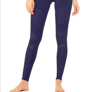 ALO Moto Legging NWOT Navy Blue Sz M